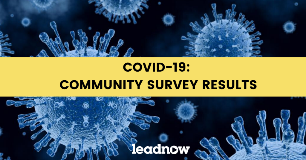 COVID-19: Community Survey Results