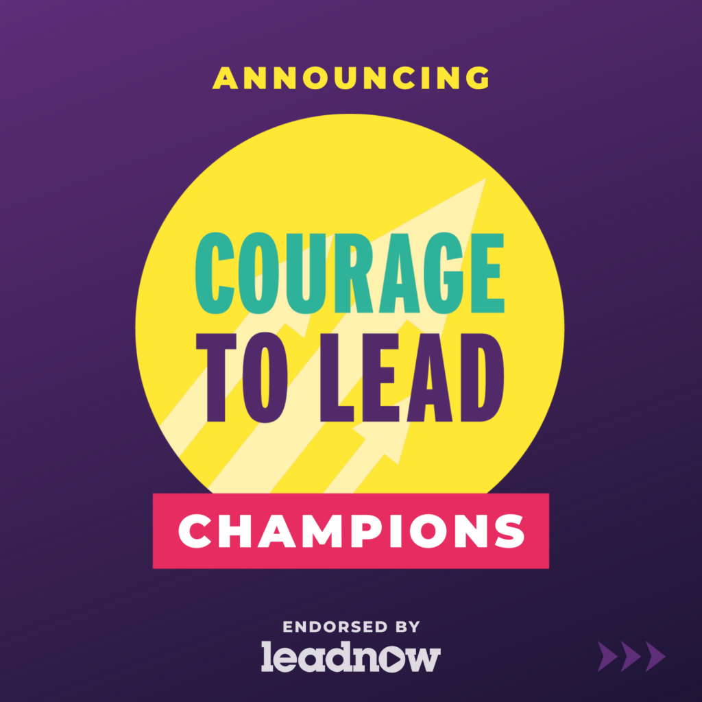 Press Release: Leadnow announces endorsed Courage to Lead Champions for the federal election