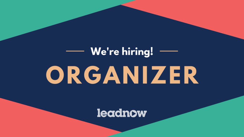 We’re Hiring! Organizer Job Posting