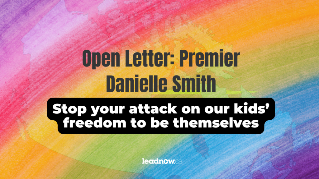 Sign to support our kids’ freedom to be themselves