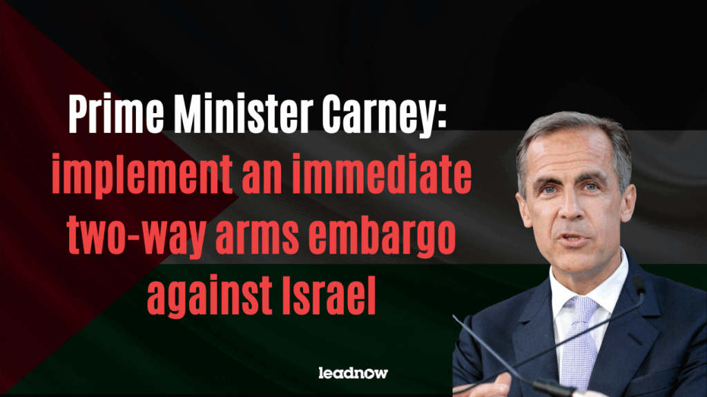 Implement a full, two-way arms embargo without delay.