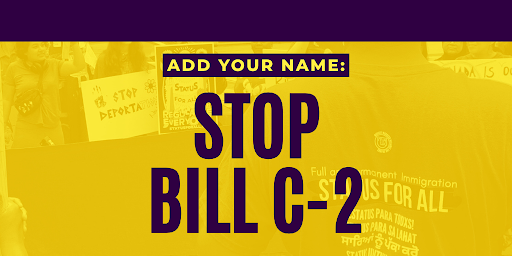 SIGN THE PETITION: PROTECT HUMAN RIGHTS. STOP BILL C-2 Thumbnail
