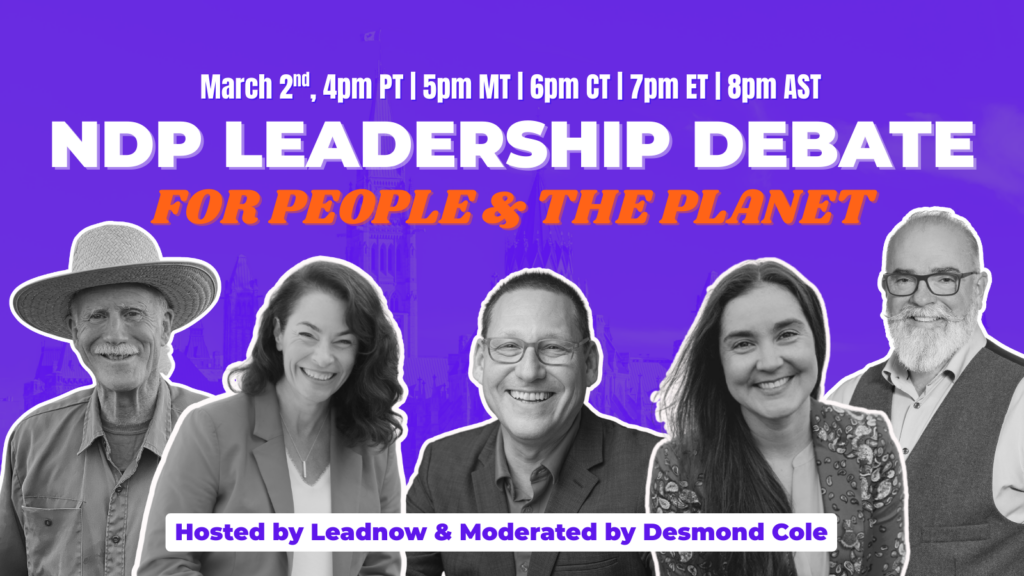 NDP Leadership Debate: For People & The Planet Thumbnail