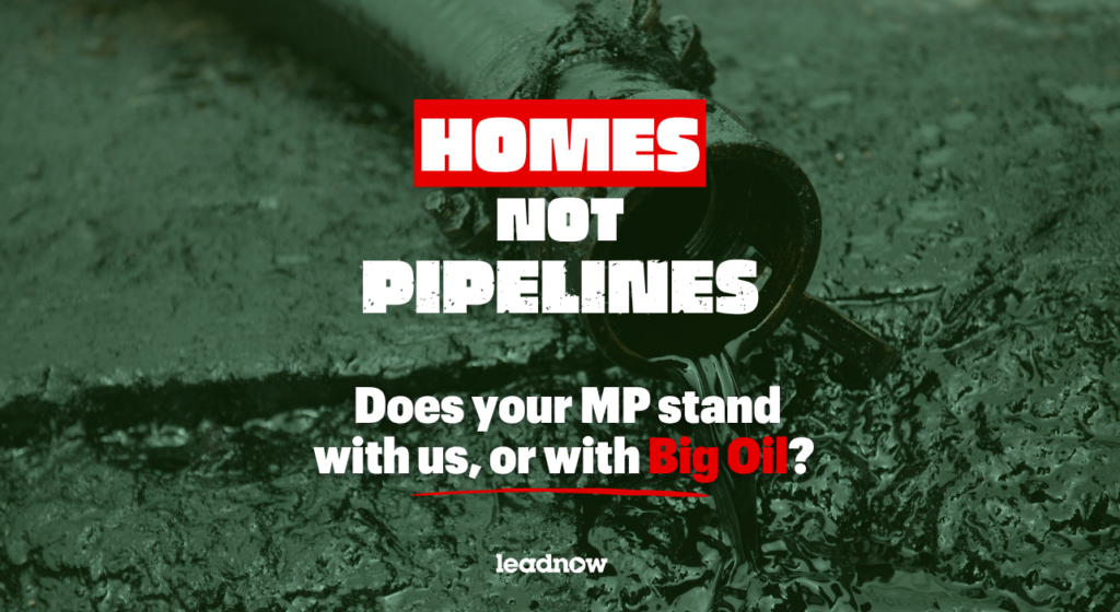 Homes Not Pipelines MP Response Reportback Survey